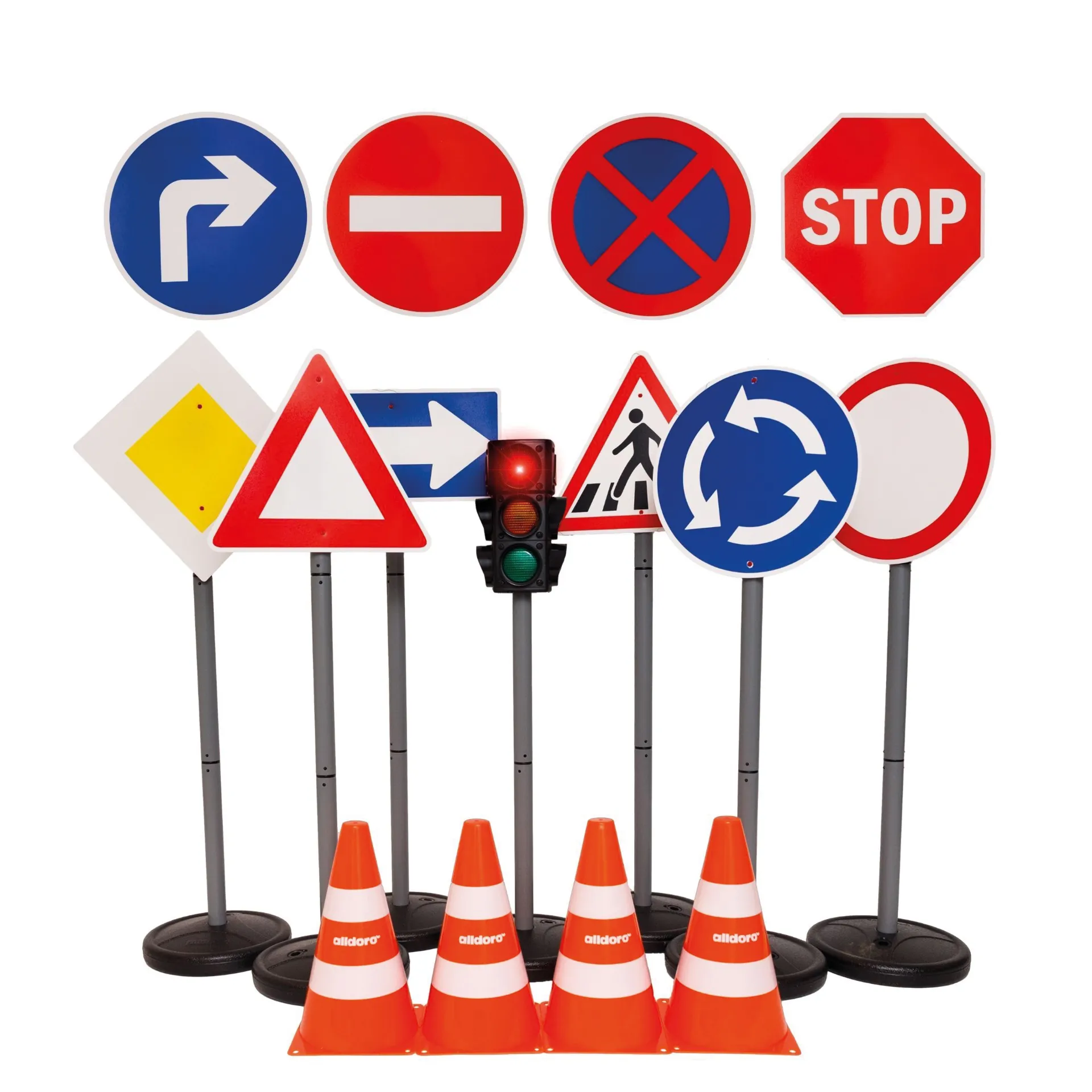 Set "Verkehrszeichen" XXL, 49-tlg.