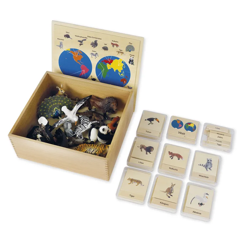 Coffret Animaux et Continents TimeTEX « Montessori Premium »