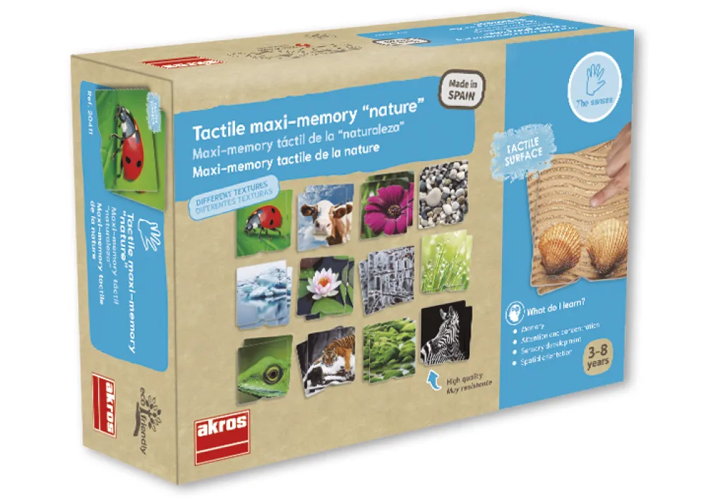 Taktiles Natur-Memospiel, 34-tlg.