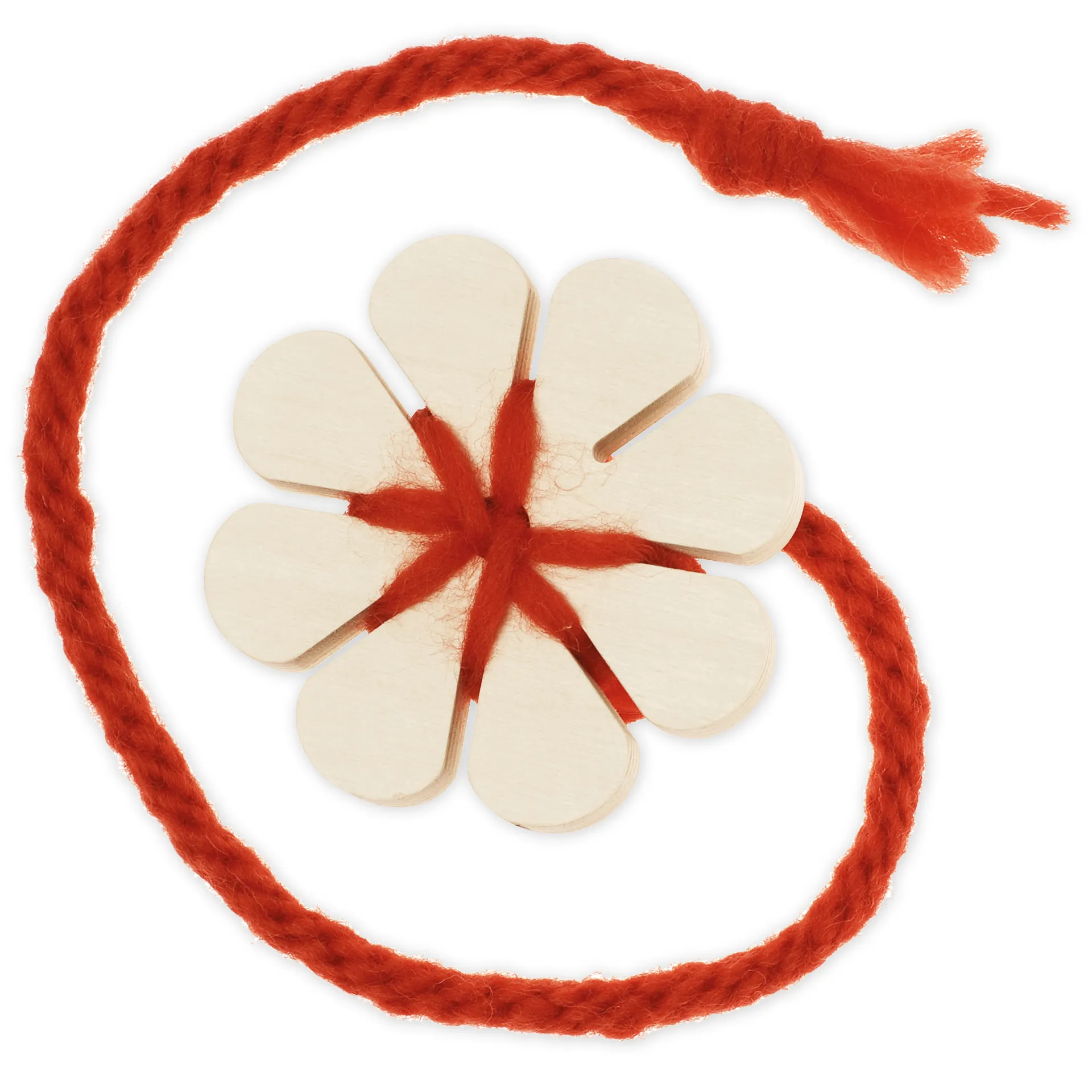 Kordel-Blümchen "Kordula", 92 mm ø