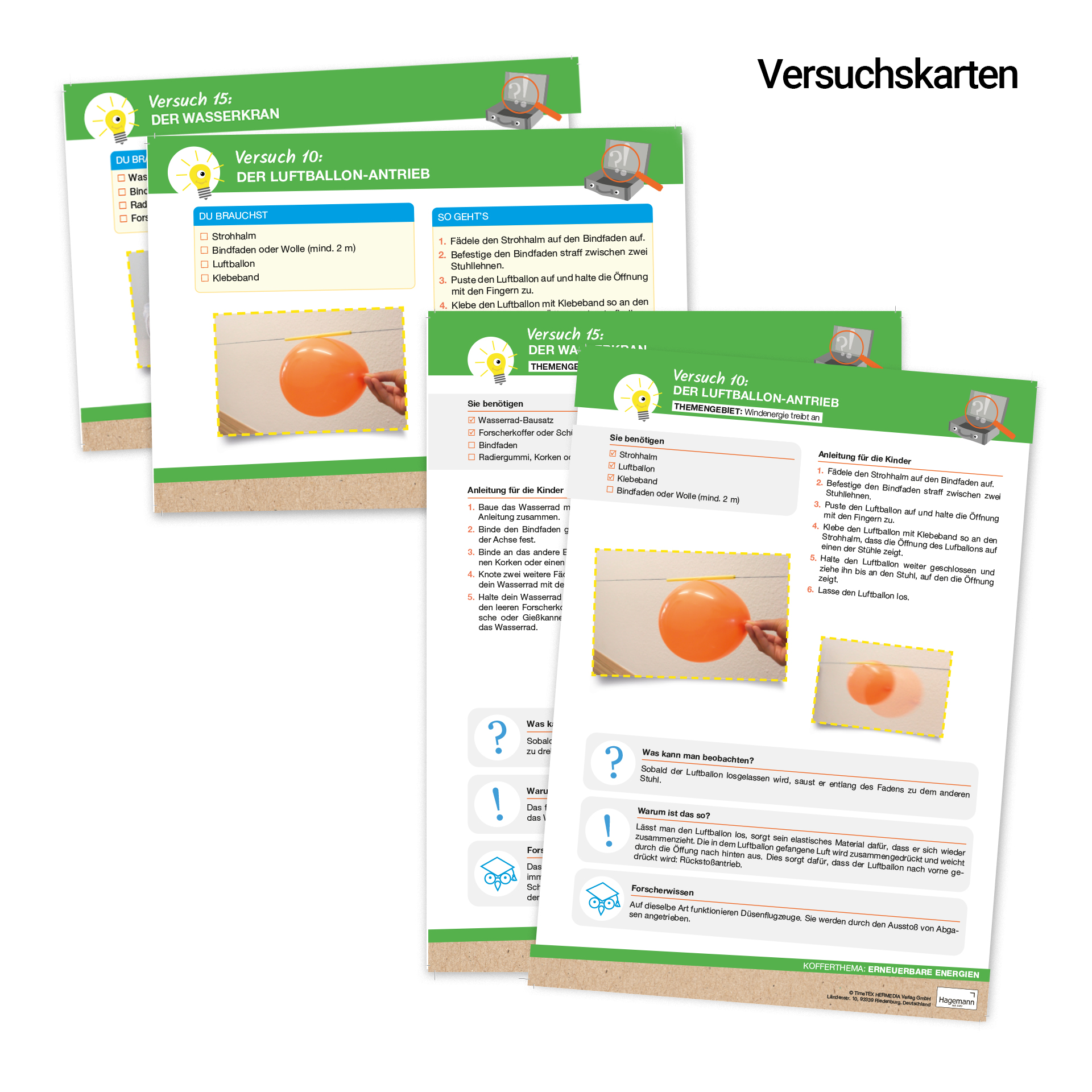 Forscherkoffer "Erneuerbare Energien", 83-tlg.