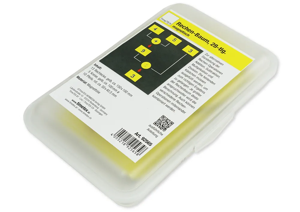 Rekenboom, magnetisch, 28-delig, in box