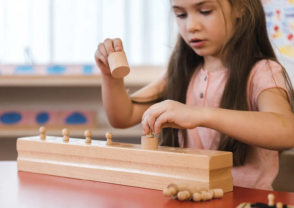 TimeTEX Block mit Zylindern 1 "Montessori Premium"