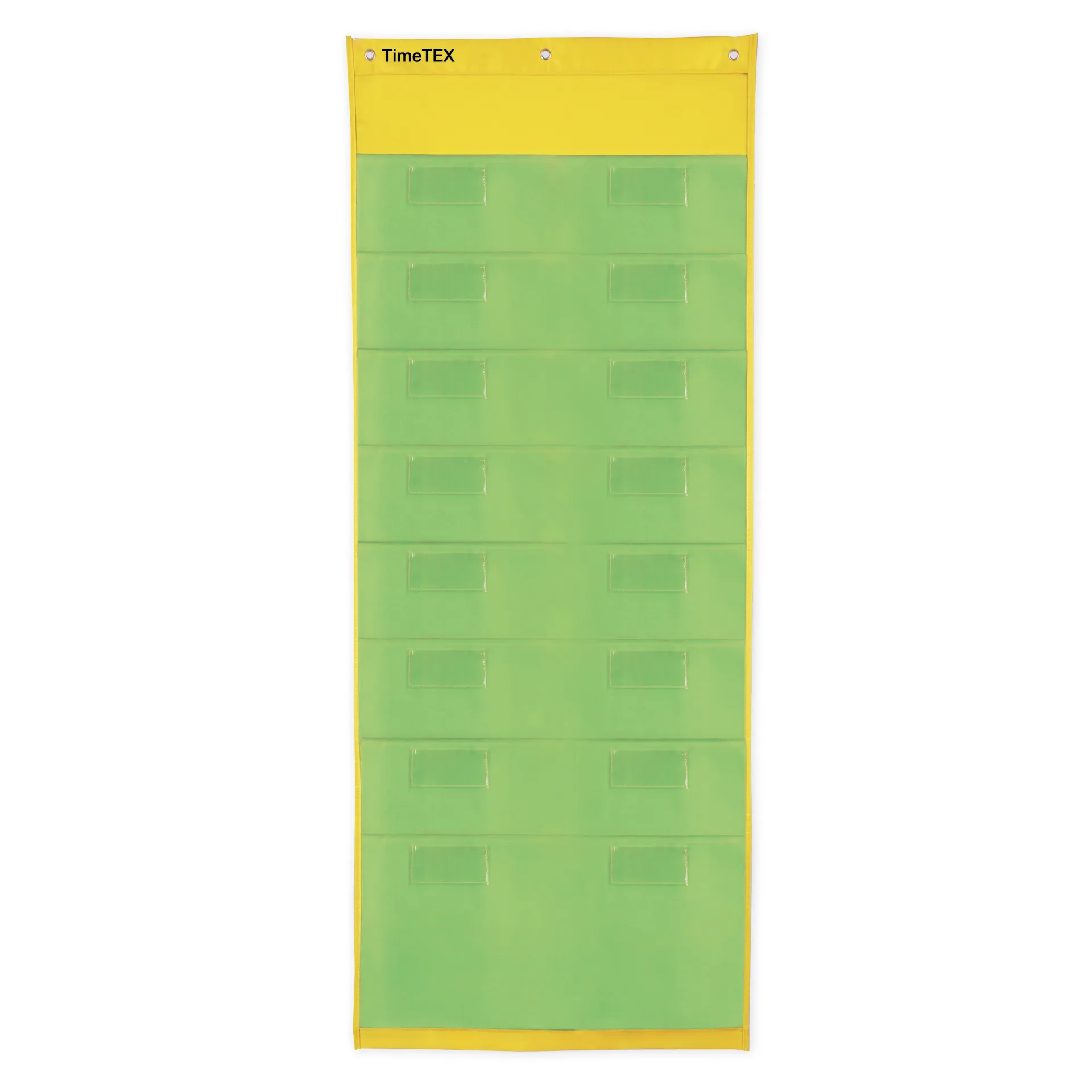 TimeTEX Materialtaschen-Station "greenline", mit 16 Einsteck-Taschen, 124x50 cm