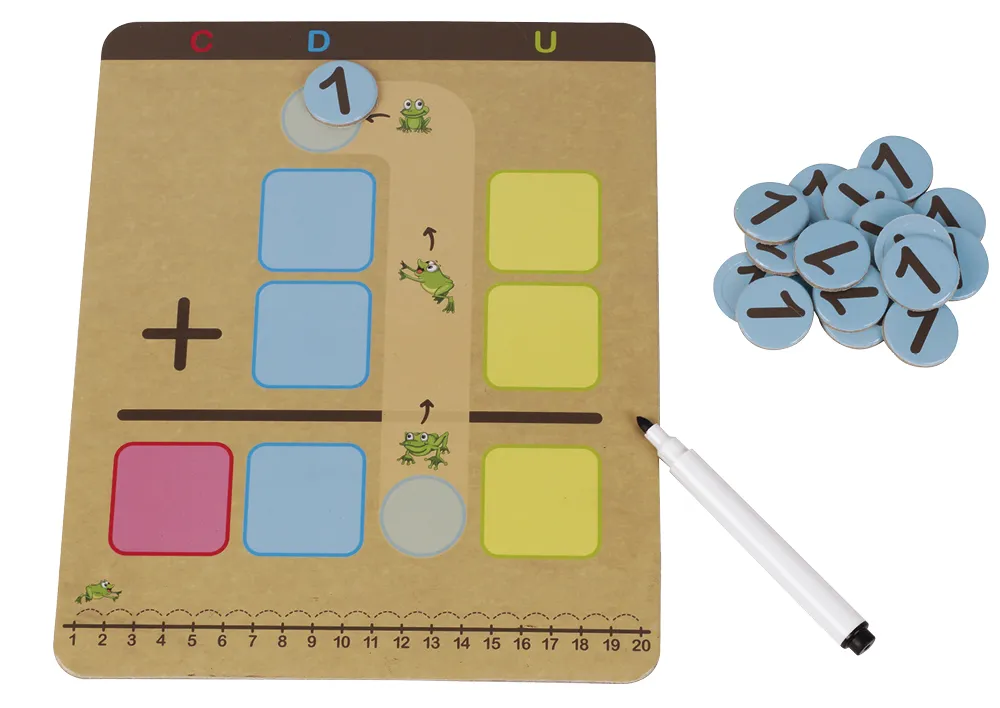 Lern-Tafel "Addition und Subtraktion mit Übertrag", 45-tlg.