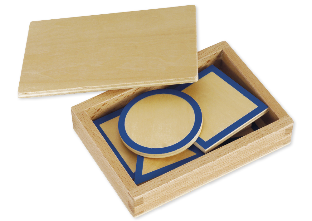 Hagemann TimeTEX Geometrische Grundtäfelchen im Kasten "Montessori Premium"