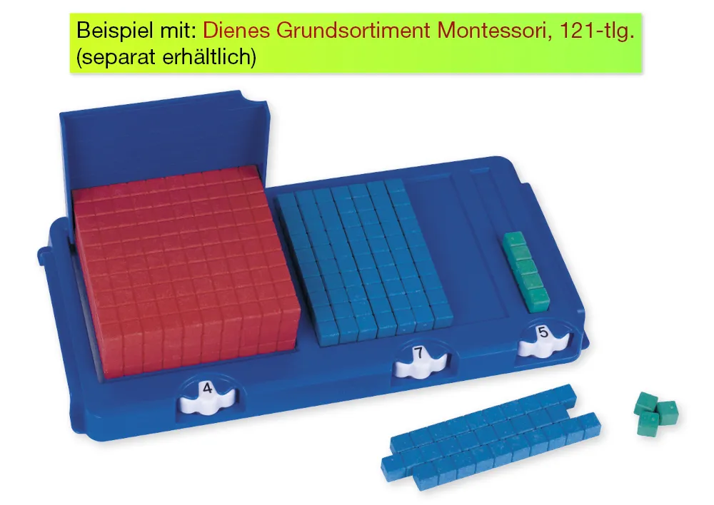 Tablett für Dienes Dezimal-Rechensatz