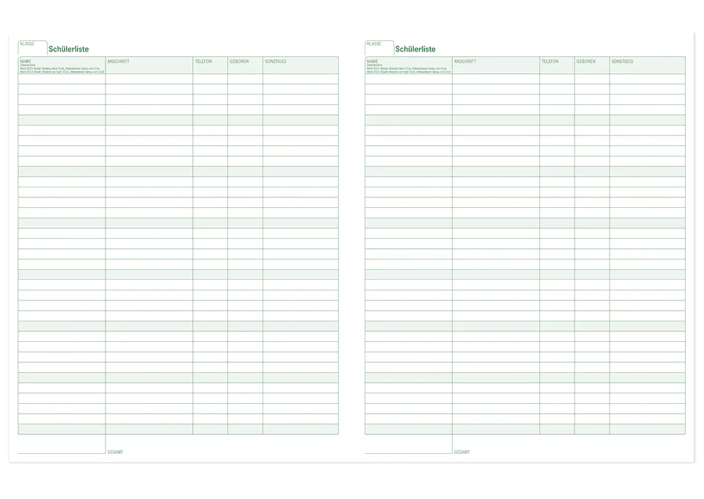 s+w Unterrichts-Planer A4++ 26/27 - 10 Stunden