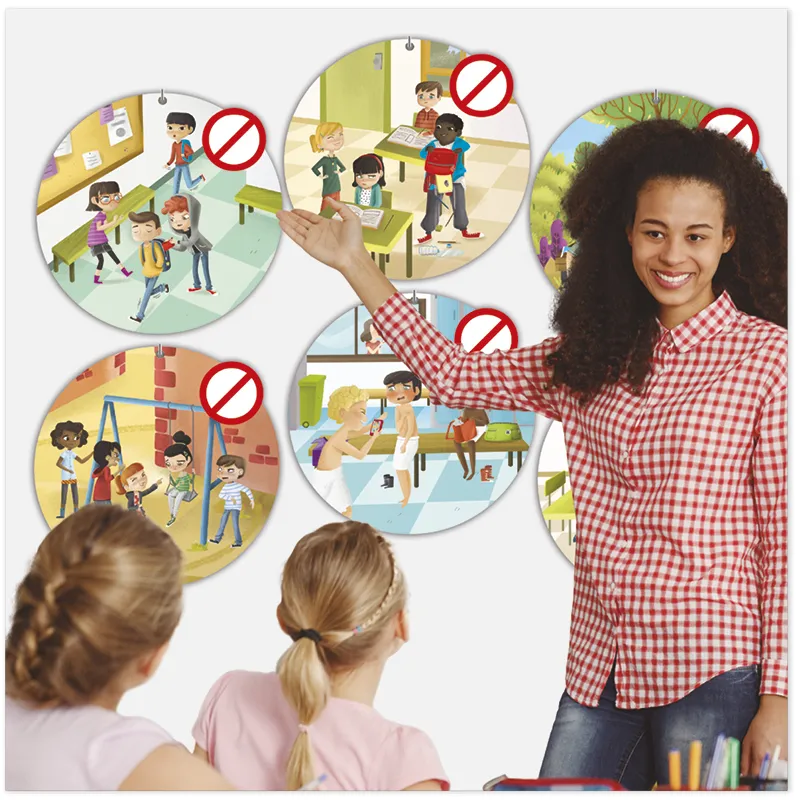 Poster-Set „Mobbing – nein Danke!“ 6-tlg.