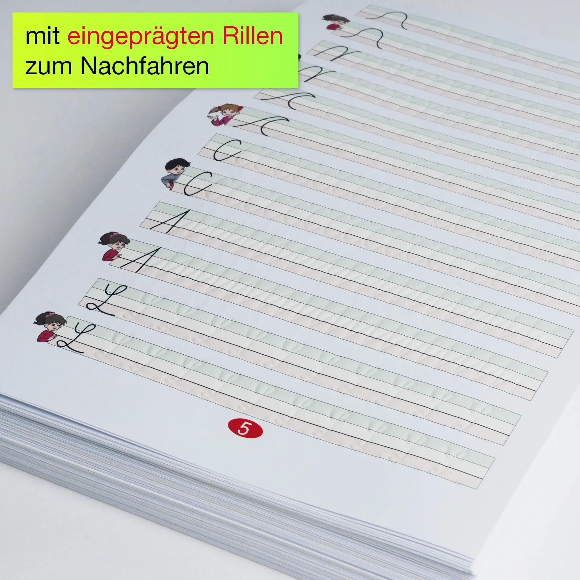 Set Schreiblern-Blattsammlung A4 "ABC", 156-tlg.