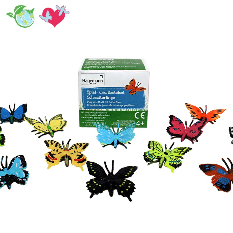 Spiel- und Bastelset "Schmetterlinge", 12-tlg.