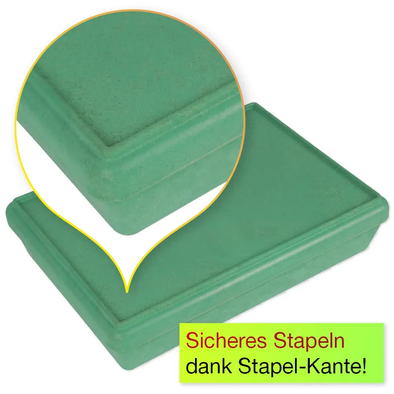 Stapellåda med lock, tillverkad av RE-Wood