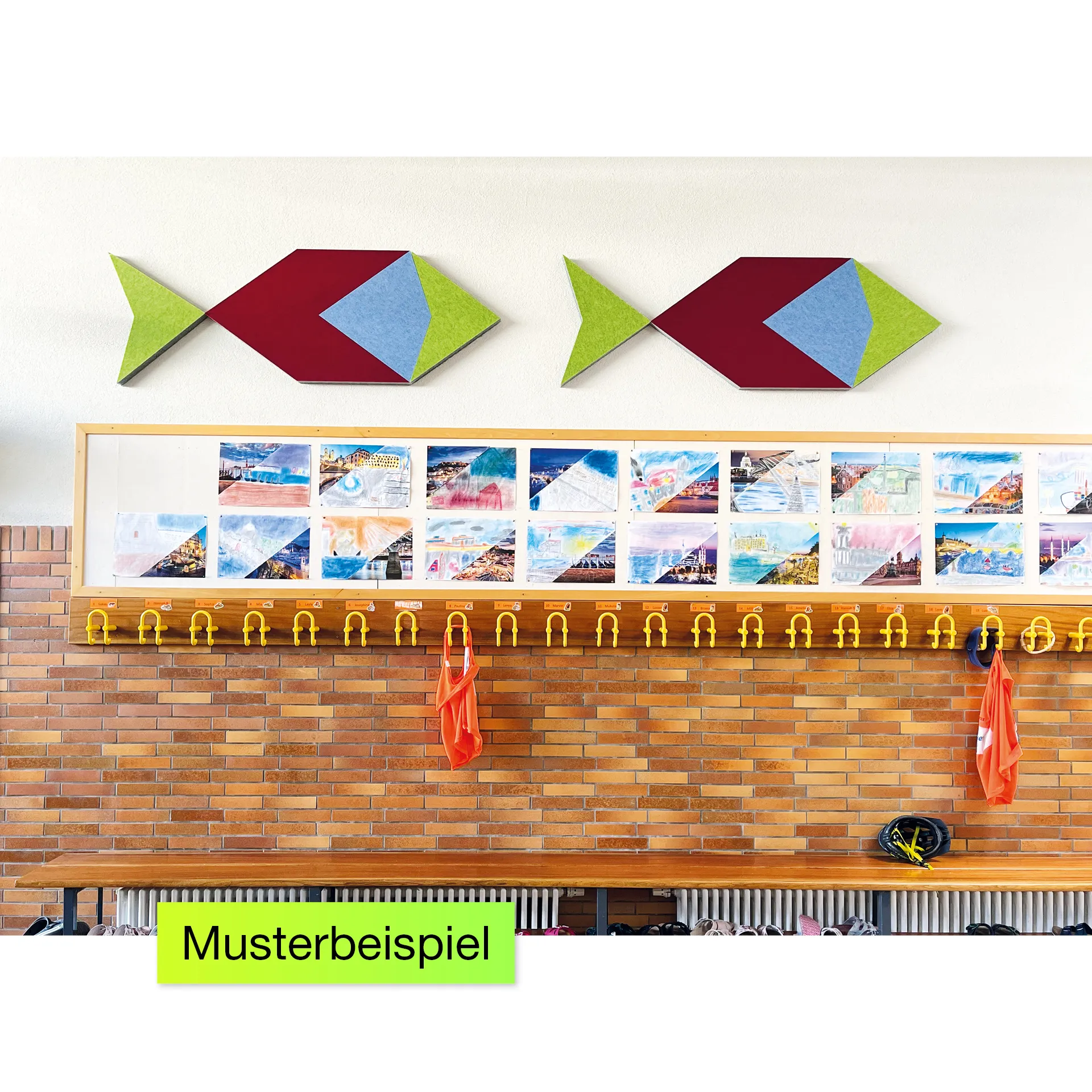 Schallabsorber Silentstar "4 Fische", 72x25 cm, 20-tlg. Schallabsorber Silentstar "4 Fische", 72x25 cm, 20-tlg.