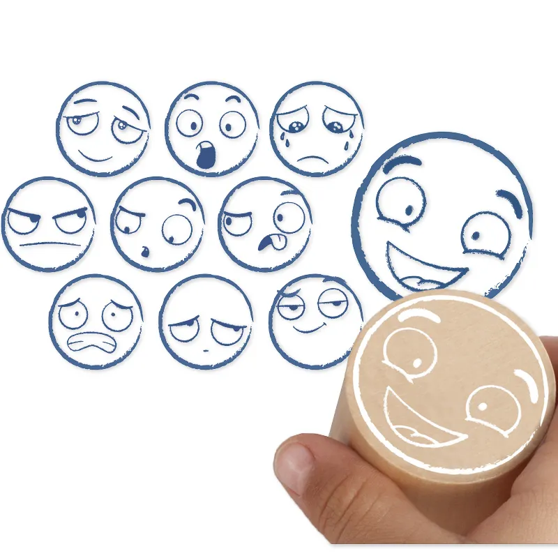 Set Emotions-Stempel XL 10-tlg., in Box