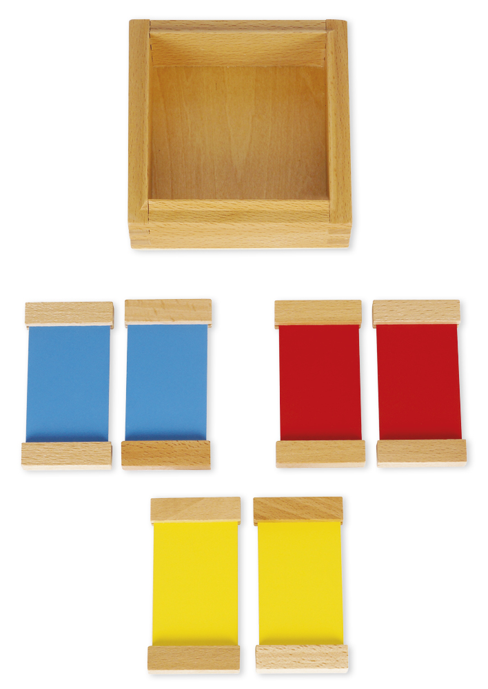 TimeTEX Farbtäfelchen, Satz 1, 3 Paare "Montessori Premium" TimeTEX Farbtäfelchen, Satz 1, 3 Paare "Montessori Premium"