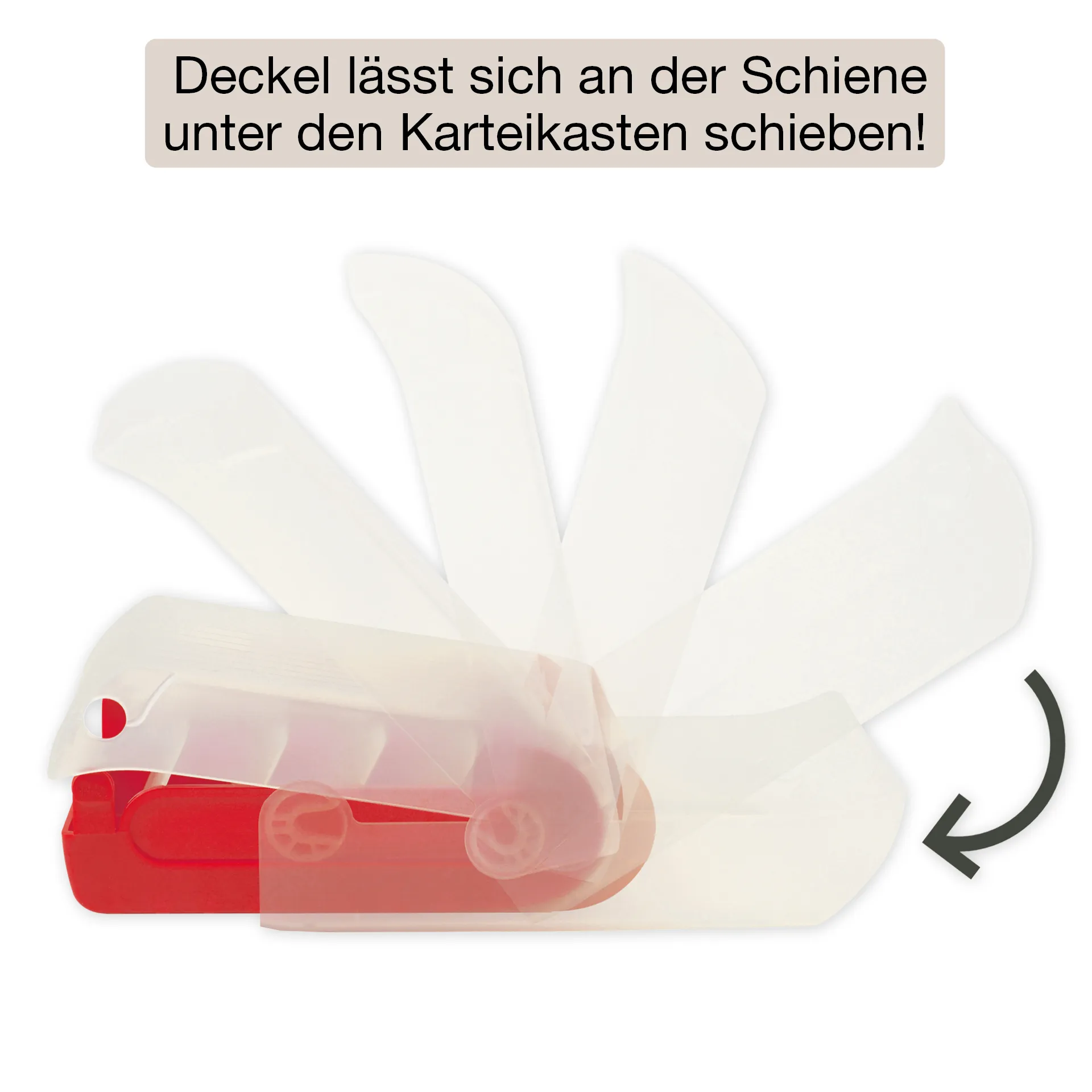 Læringsboks A8 plast med 100 læringskort