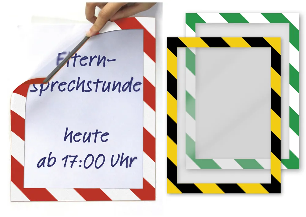 Signalram insatsfickor A4, magnetiska, 3 st.