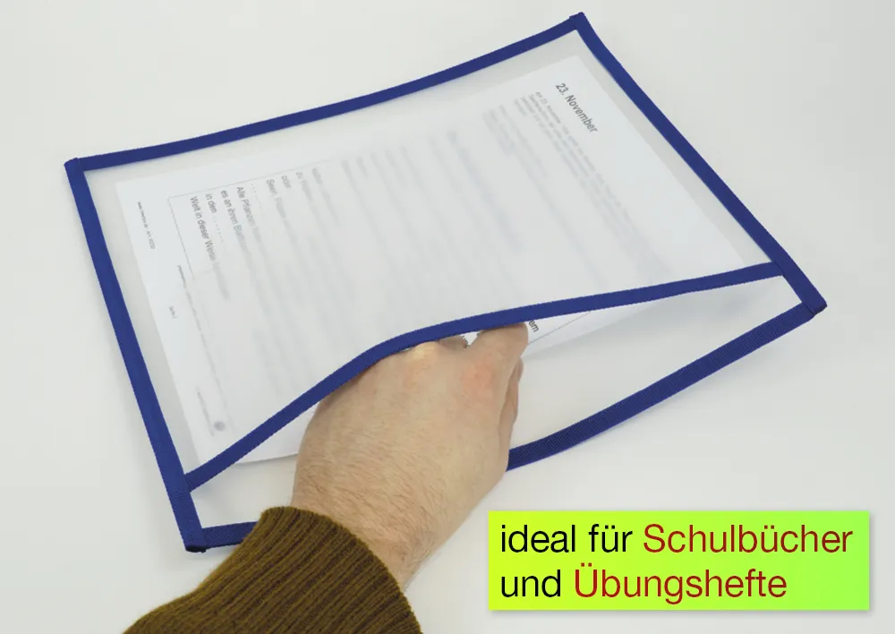 Lern- und Sammeltasche A4-Plus quer, mit Farbeinfassung, 10-tlg.