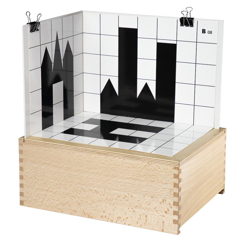 Set Schatten-Vorlagen für Schattenbauspiel, 20 Stück