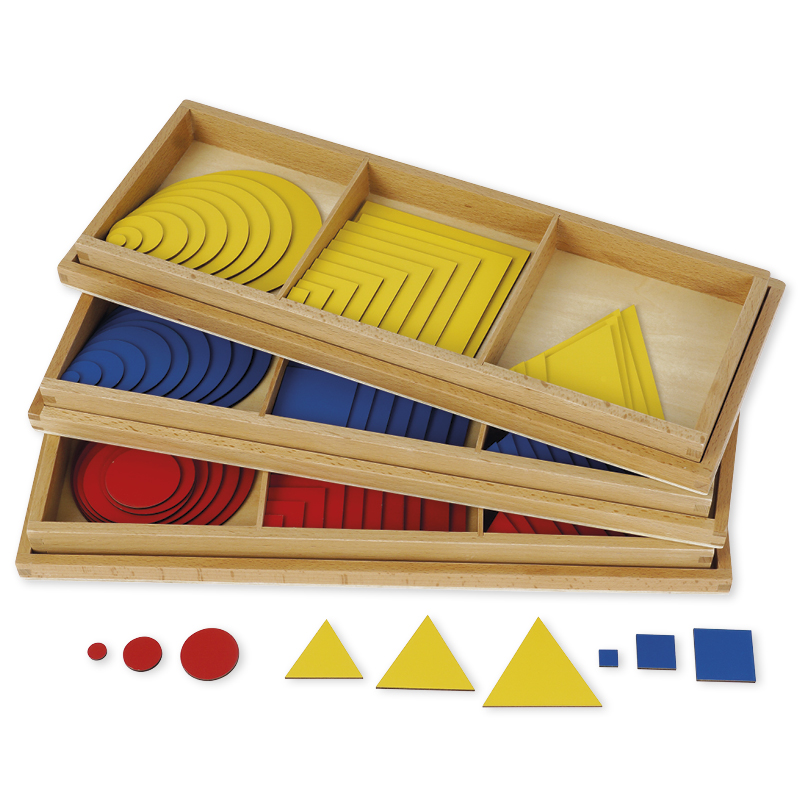 Hagemann TimeTEX Kreise, Dreiecke und Quadrate "Montessori Premium"