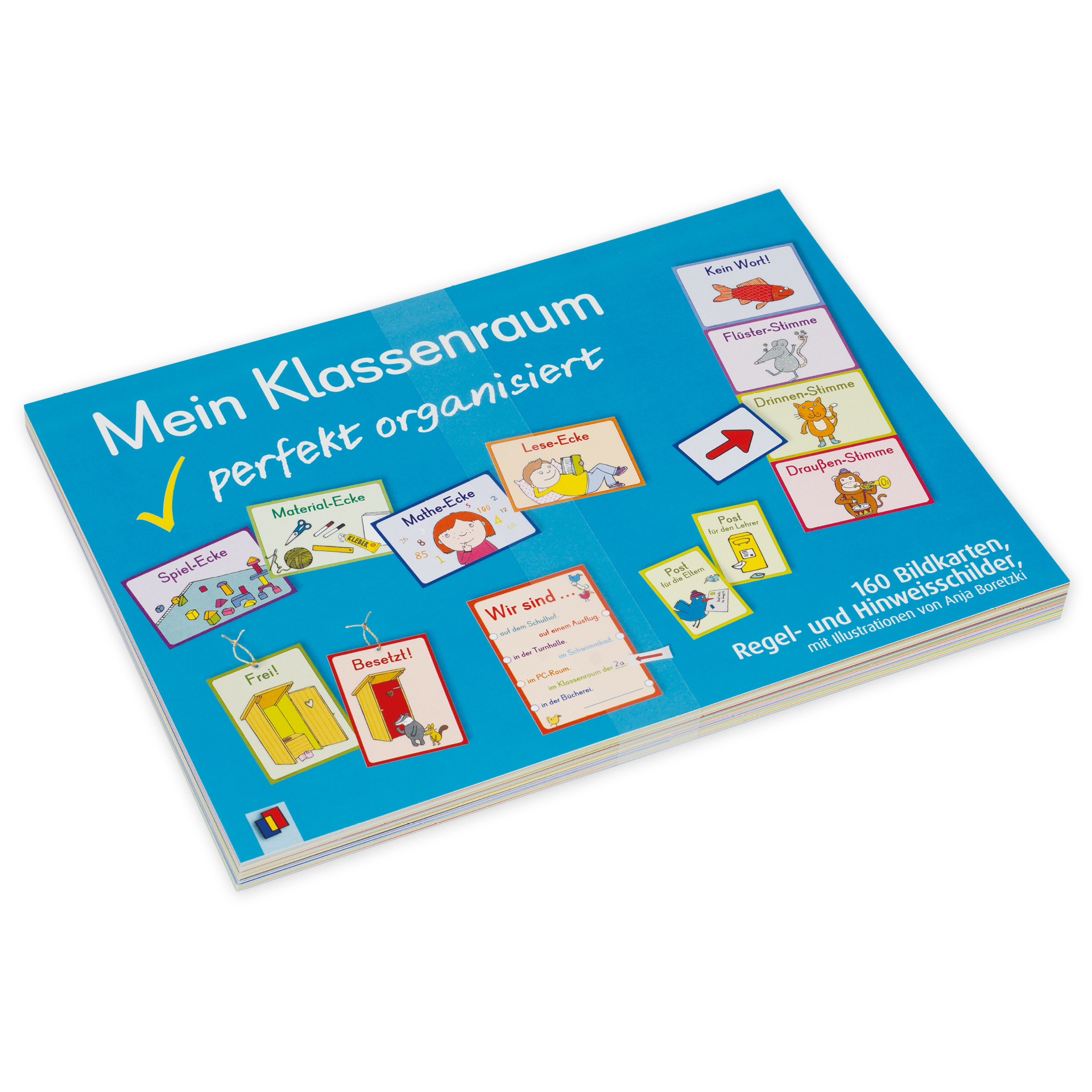 Bildkort / skyltar "Mitt klassrum perfekt organiserat", 160 st.