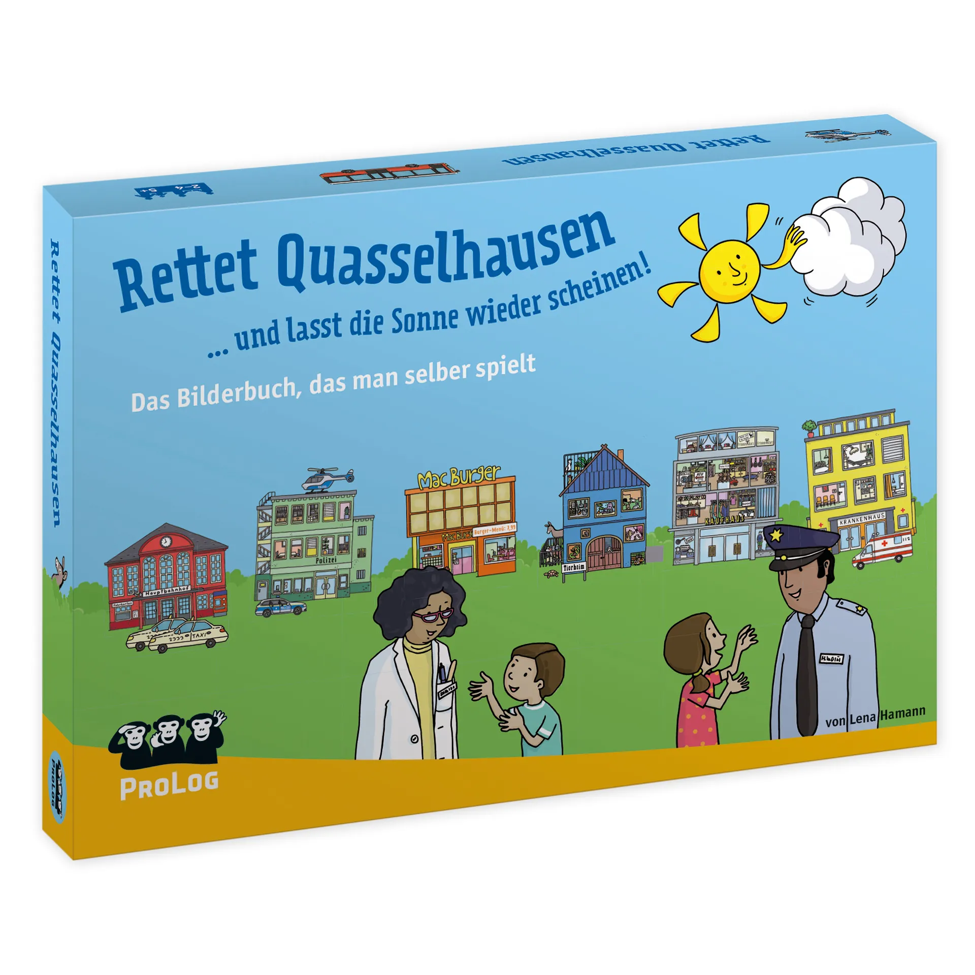 Lernspiel "Rettet Quasselhausen", 182-tlg.