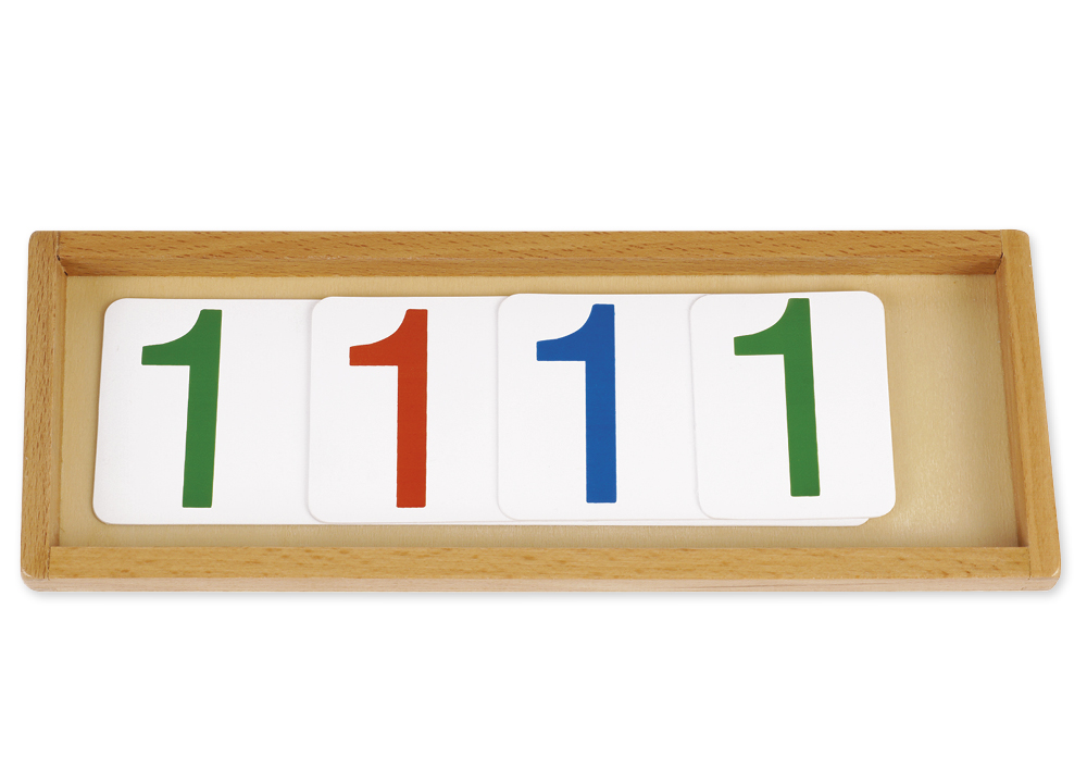 TimeTEX - Numerele 1-1000 pentru introducerea sistemului zecimal, în tăviță "Montessori Premium"