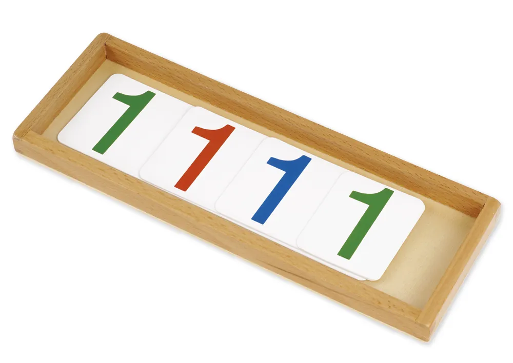 TimeTEX - Numerele 1-1000 pentru introducerea sistemului zecimal, în tăviță "Montessori Premium"