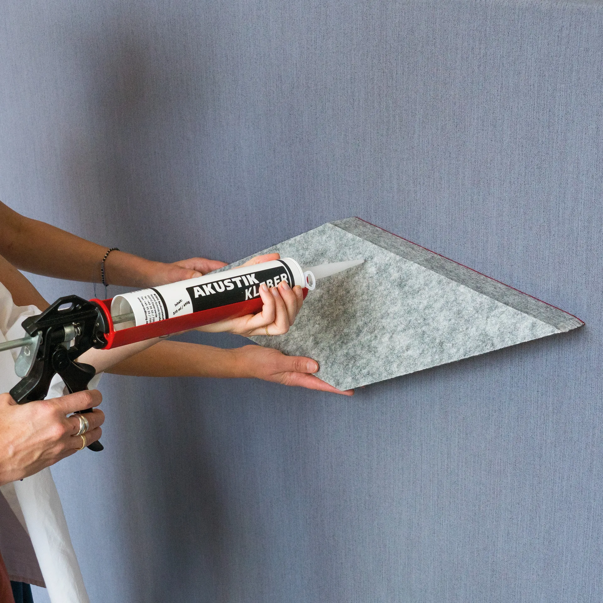 Akustik-Kleber, weiß, 490 g