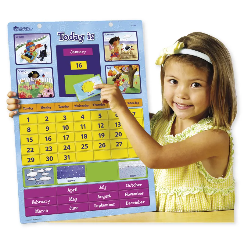 Lern-Kalender Englisch, magnetisch, ca. 30,5x42 cm