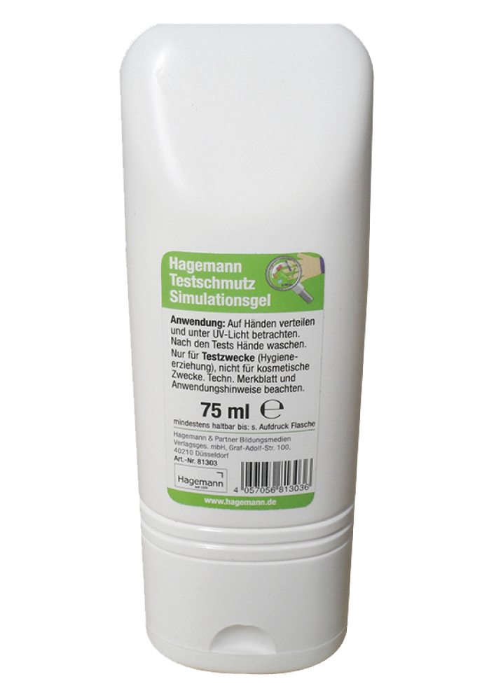 Simulationsgel "Testschmutz", 75 ml, Sonderposten