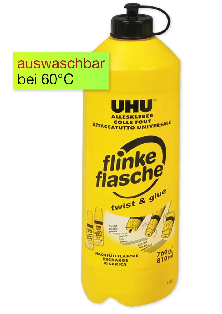 UHU Flinke Flasche Nachfüllflasche, 760 g