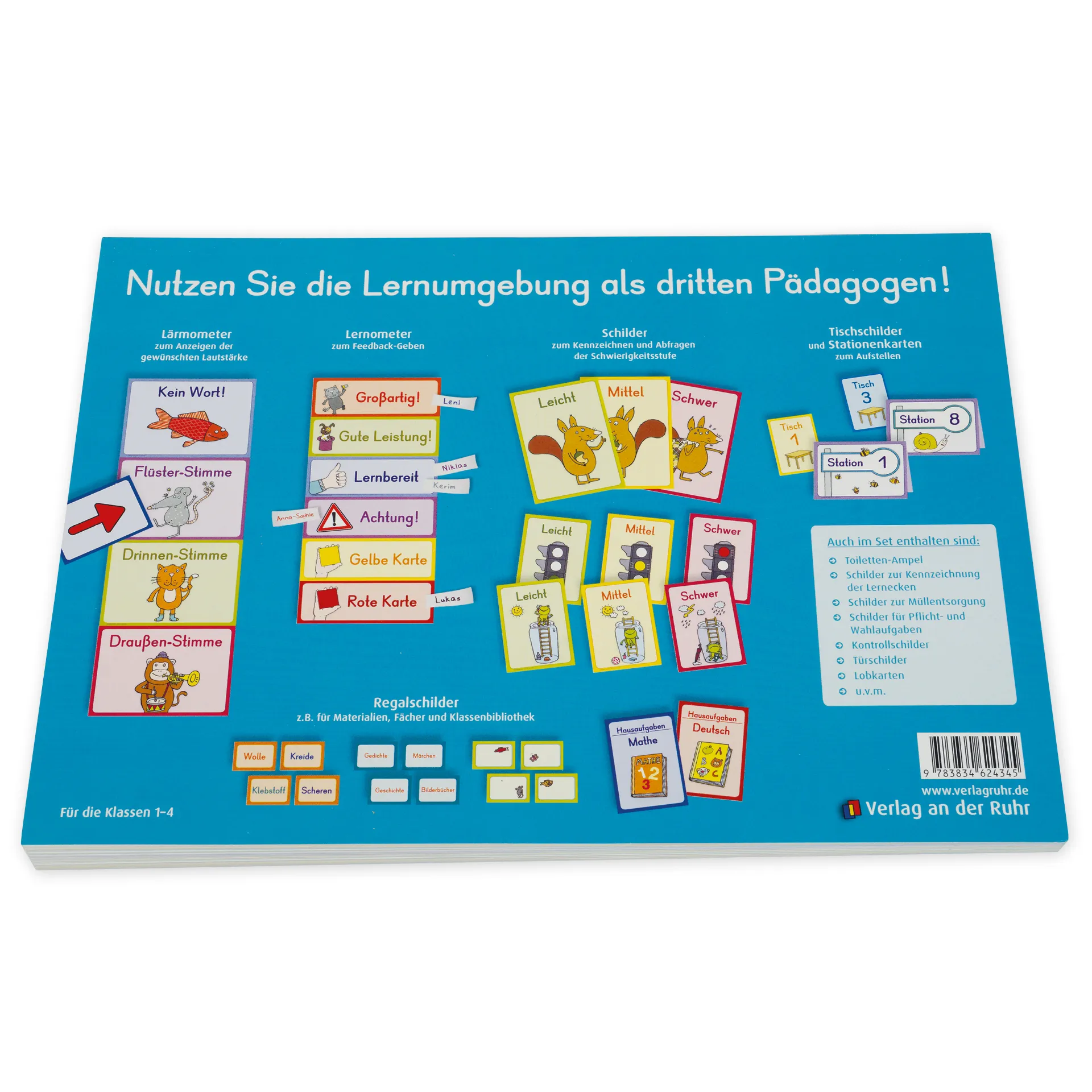 Bildkarten/Schilder "Mein Klassenraum perfekt organisiert", 160-tlg.