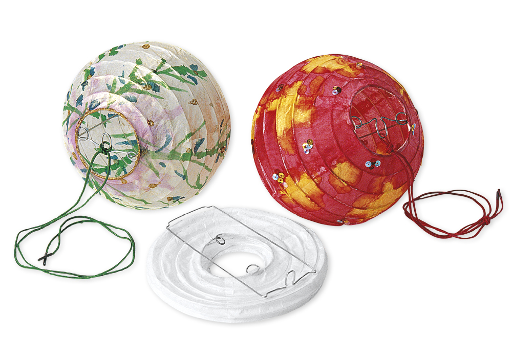 Hagemann Papier-Lampions rund, 12 Stück