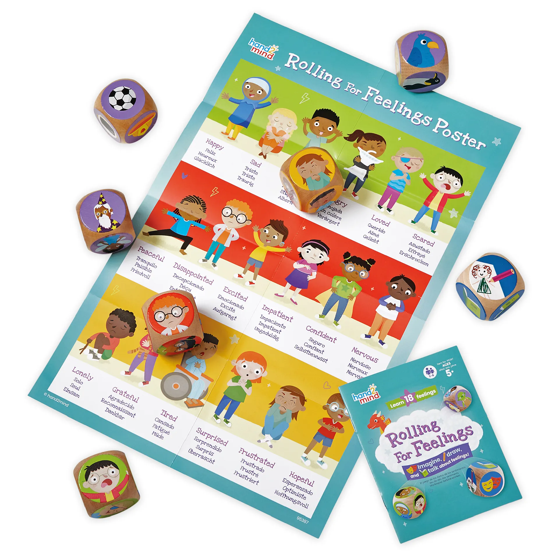 Joc educativ "zarurile sentimentelor", 8 piese