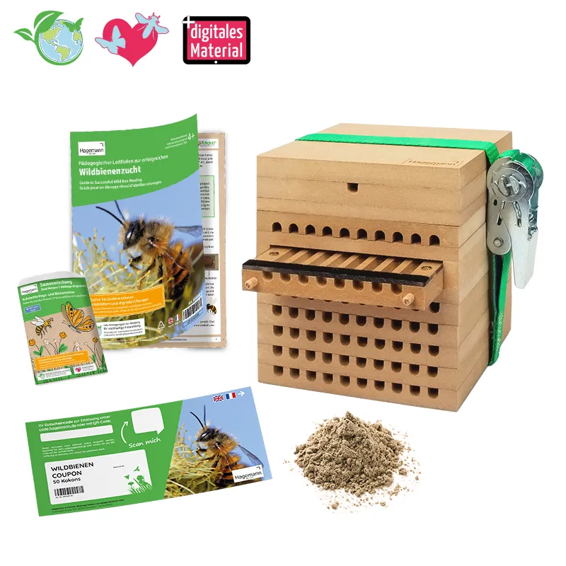 Gutschein-Set "Wildbienen", Rote Mauerbiene, 5-tlg.