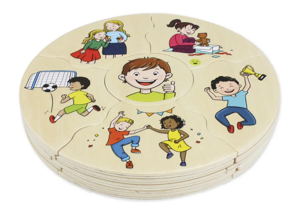 beleduc Humanico "Emotionen", 5 Puzzles