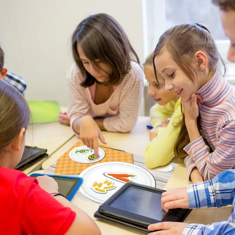 Platzset-Ergänzung für Gesunde Mahlzeiten, magnetisch, 8-tlg.