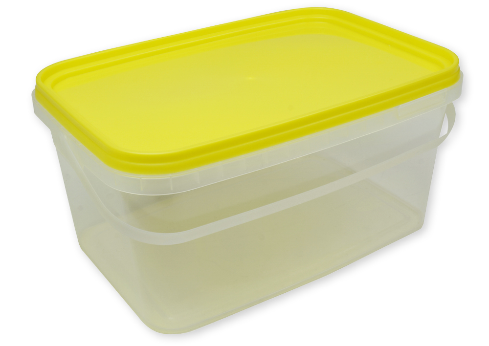 TimeTEX Stapel-Box aus Kunststoff mit Henkel XS, rechteckig