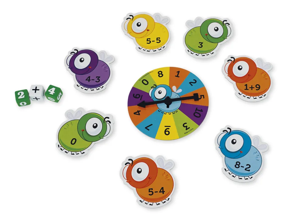 Spela och räkna klaffspel "0-10 talområde", 99 st.