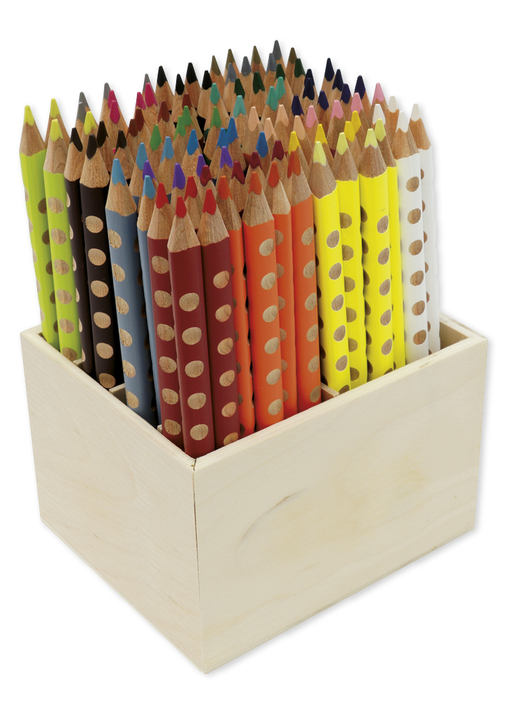 Lyra Groove Farbstifte im Holzaufsteller 96-tlg.