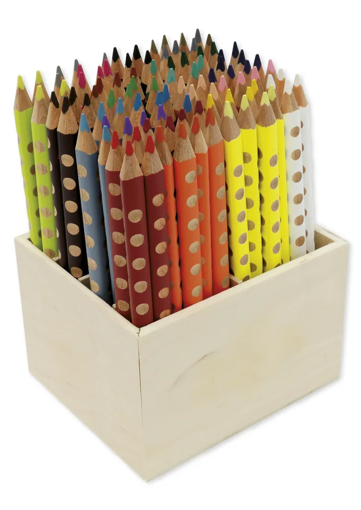 Lyra Groove Farbstifte im Holzaufsteller 96-tlg.