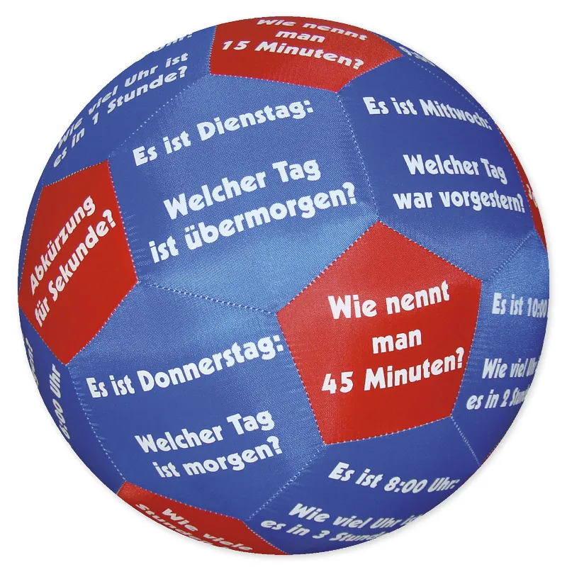 Lernspiel-Ball "Pello" - Zeit und Wochentage