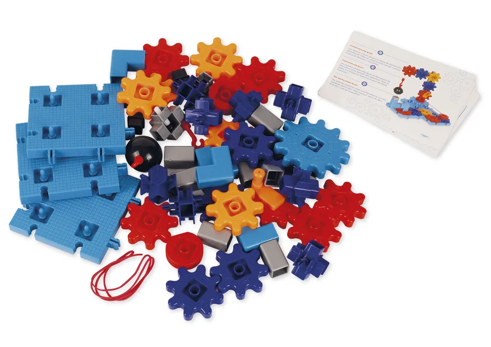 Zahnrad-Spiel "Maschinen", 60-tlg.