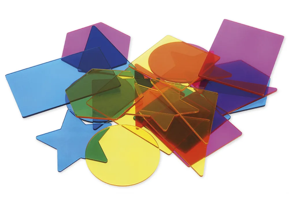 Acrylformen "Geometrische Flächen", 21-tlg.