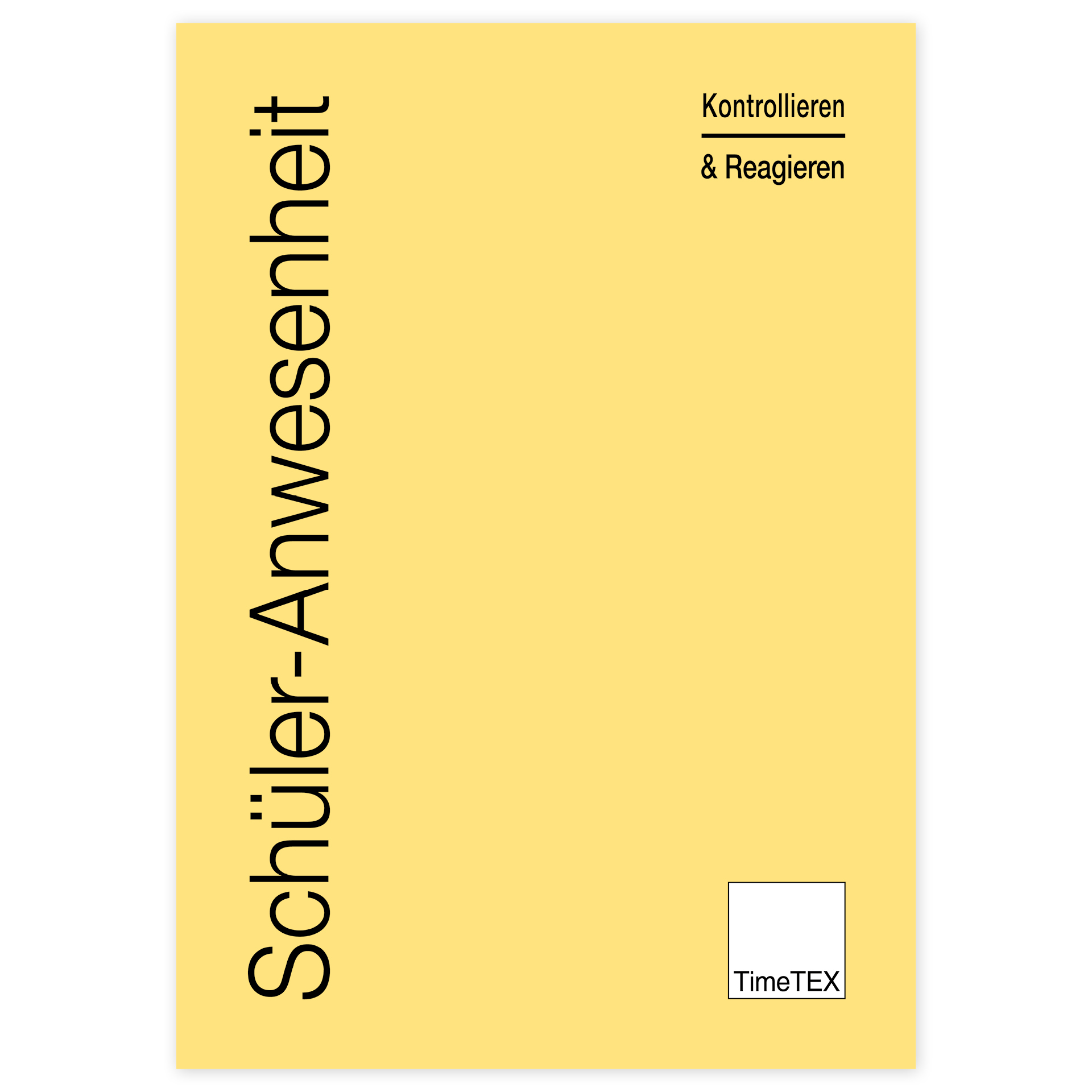 TimeTEX Heft Schüler-Anwesenheit A4 