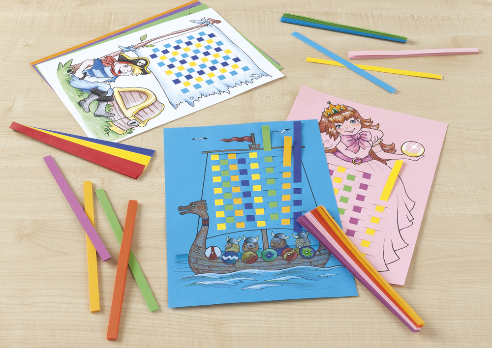 Set Flechtpapier, 214-tlg.