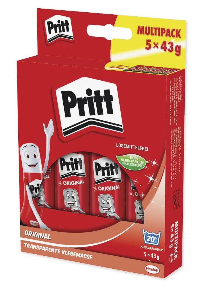 Pritt Klebestift Set 5x 43 g