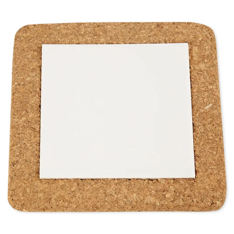 Untersetzer mit Korkrahmen, 10 Stück