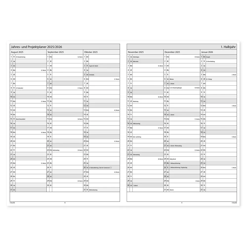 TimeTEX KiTa-System-Planer A4-Plus 2026/2027